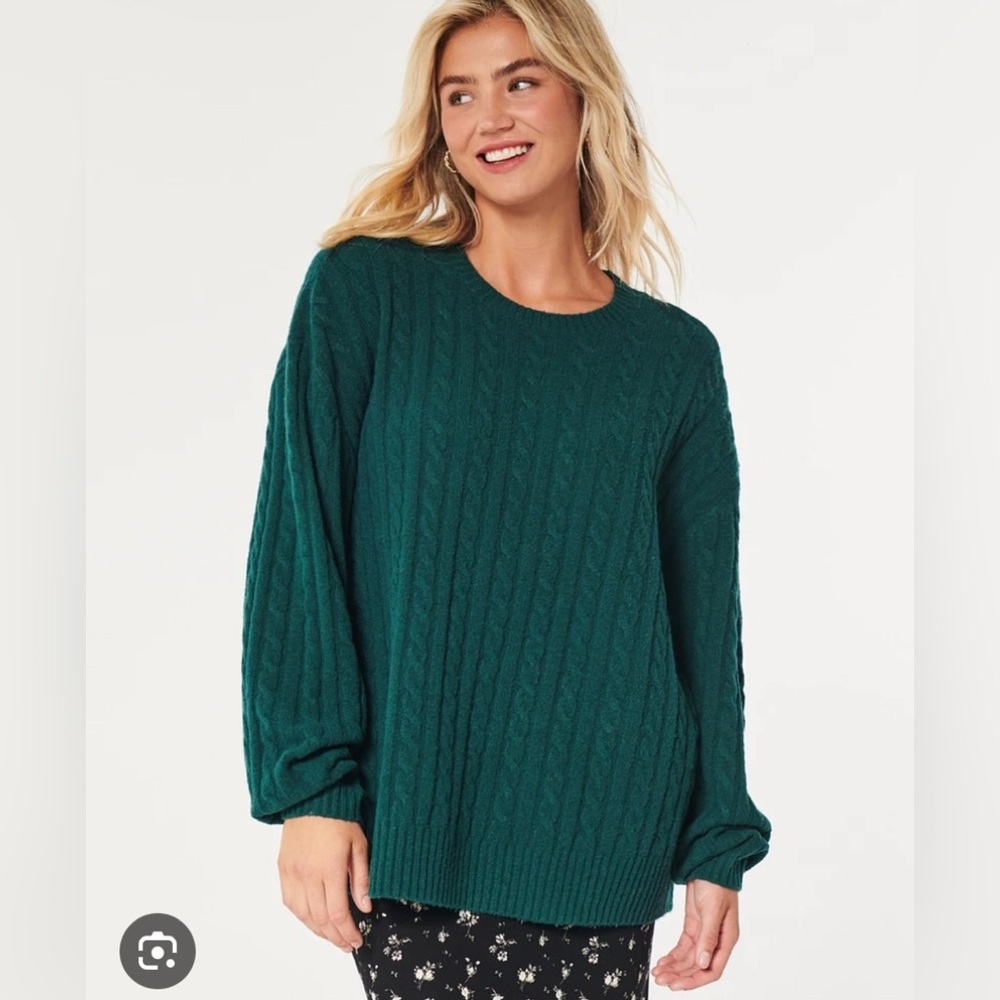Hollister - Big Comfy Sweater XXL - Dark Teal